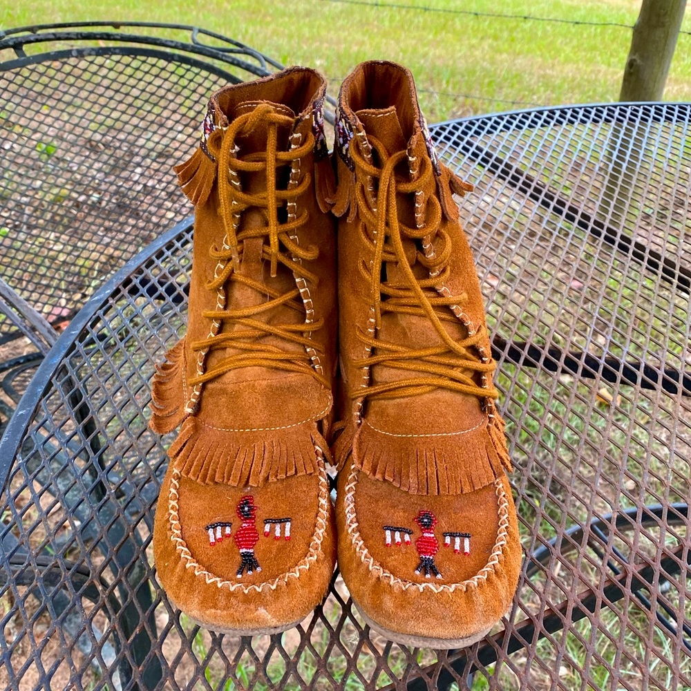 Minnetonka Fringed Boots